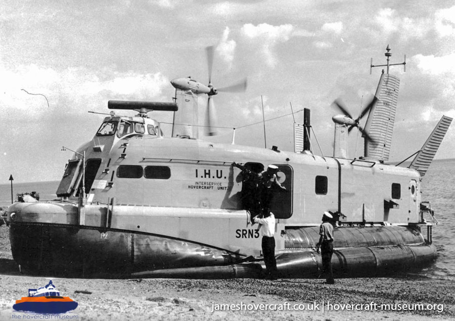 SRN3 in service -   (submitted by The <a href='http://www.hovercraft-museum.org/' target='_blank'>Hovercraft Museum Trust</a>).